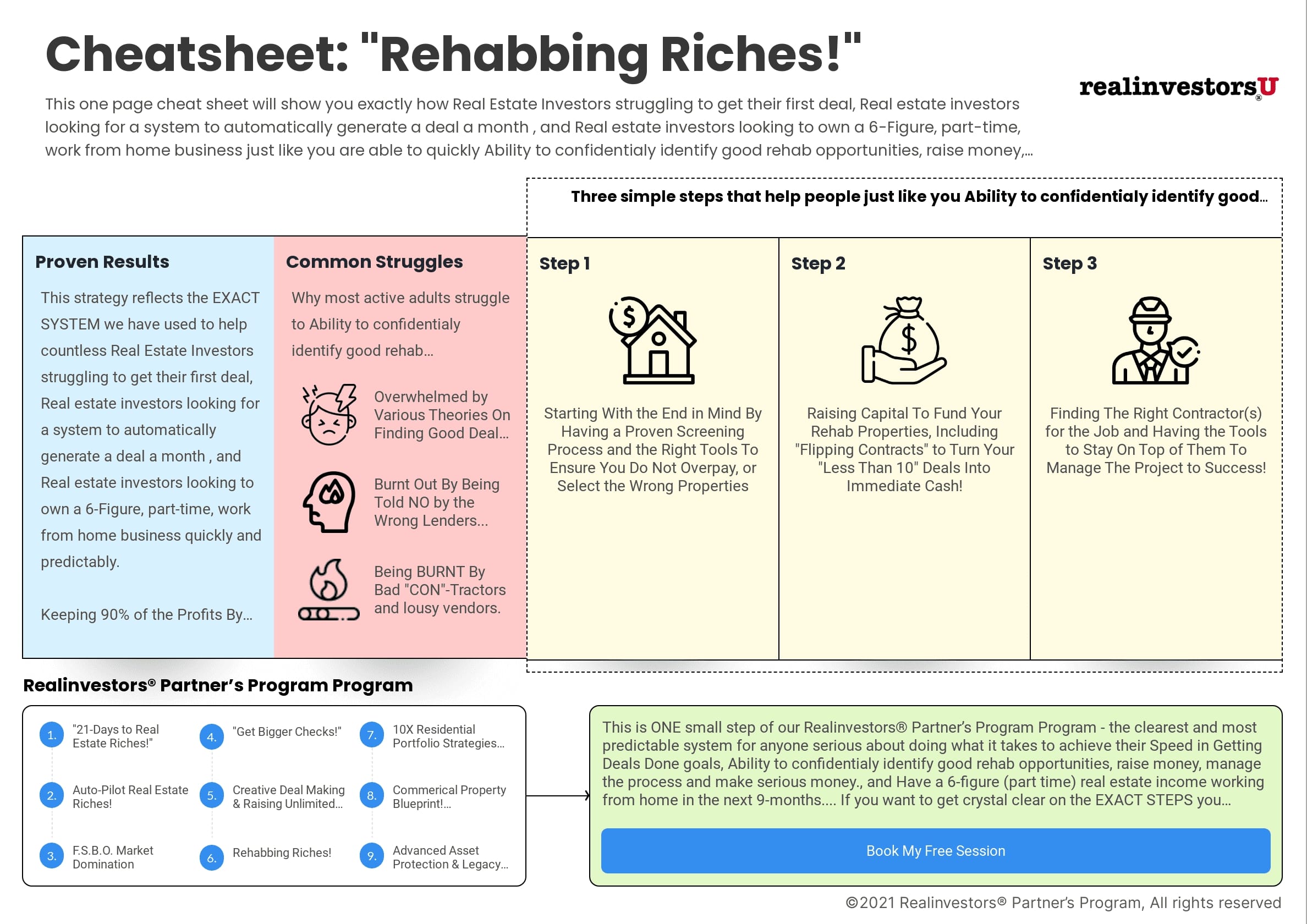 rehabbing riches